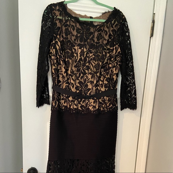 Formal Lace Floor Length Dress - Picture 2 of 4